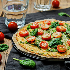 proteine-dieet-recept-bloemkoolpizza