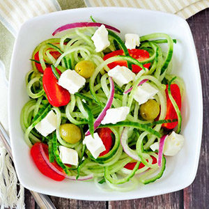 Griekse dieet salade