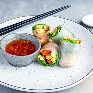 koolhydraatarme springrolls